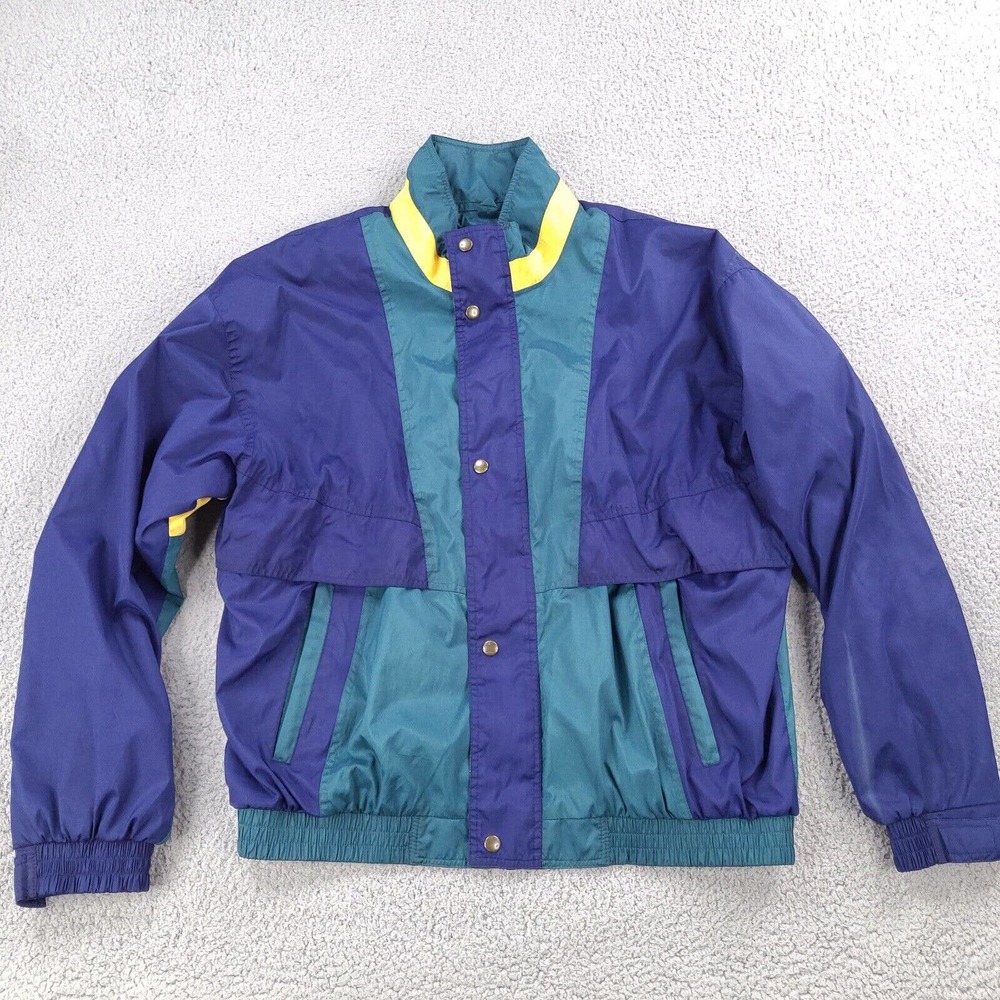Vintage Sunice XTG Jacket Mens Large Blue Green‎ Extreme Technical Gear